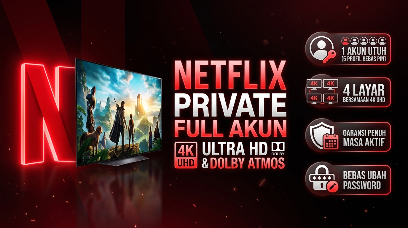 Netflix Private Full Akun